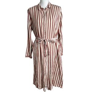 Hartford Shirtdress Stripped Size L